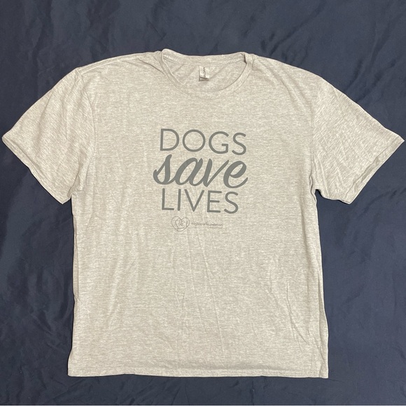 DOGS SAVE LIVES Fundraiser T-Shirt - WOMEN XL - Picture 1 of 4